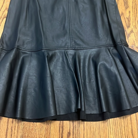 BNWT Zara Leather Dress - Picture 3 of 5